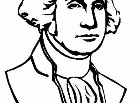 440x330 George Washington Coloring