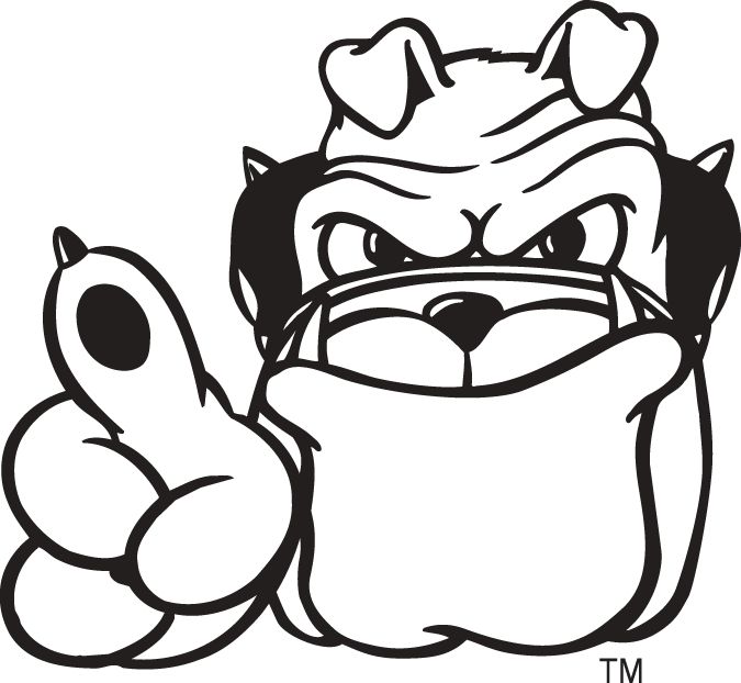 675x622 Georgia Bulldogs Football Clipart