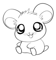 235x250 cute gerbil drawing
