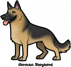 250x235 Drawing Dark German Shepherd, Picture