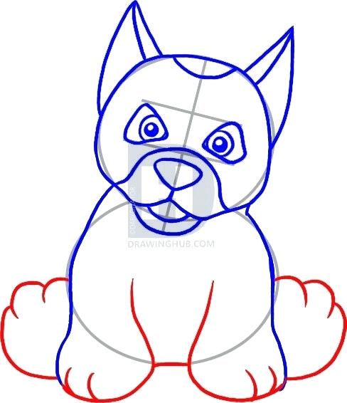 488x566 How To Draw A German Shepherd Step