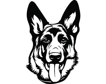 340x270 German Shepherd Logo Etsy