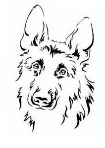 212x300 Huge Collection Of 'german Shepherd Head Drawing' Download More