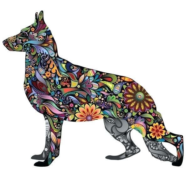 600x600 german shepherd coloring pages shepherd dog coloring pages german