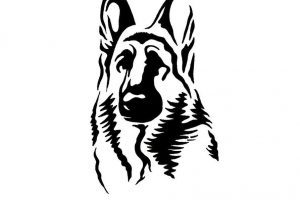 300x200 German Shepherd Head Clipart Clipart Portal
