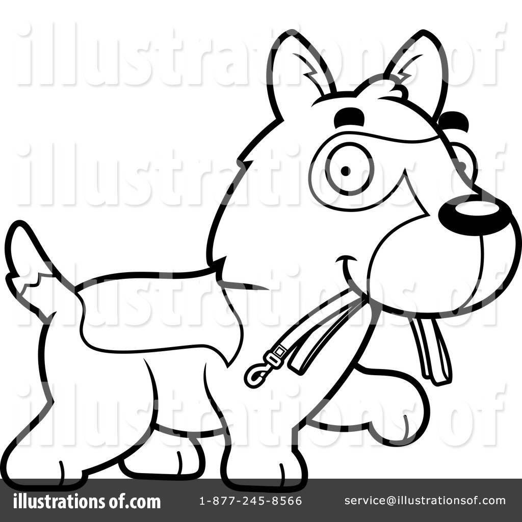 1024x1024 German Shepherd Clipart