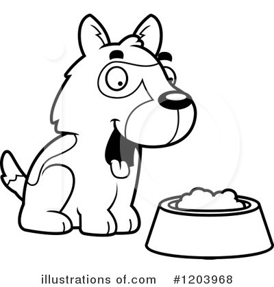 400x420 German Shepherd Clipart