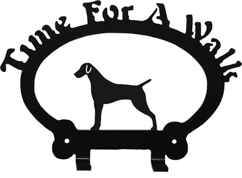 475x350 German Shorthaired Pointer Dog Silhouette Leash Rack