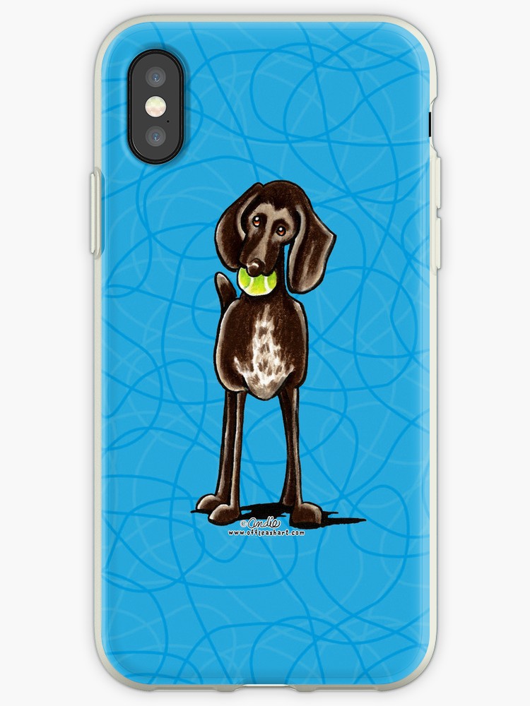 750x1000 german shorthaired pointer playtime iphone cases covers