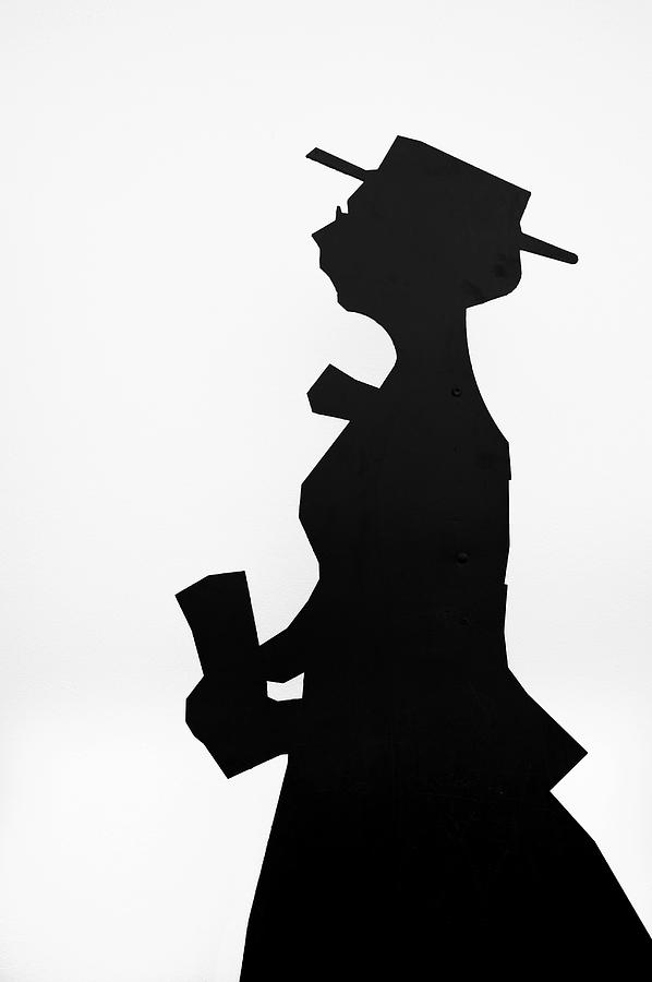 598x900 Silhouette, Woman, Turn Of The Century, Bavaria, Germany