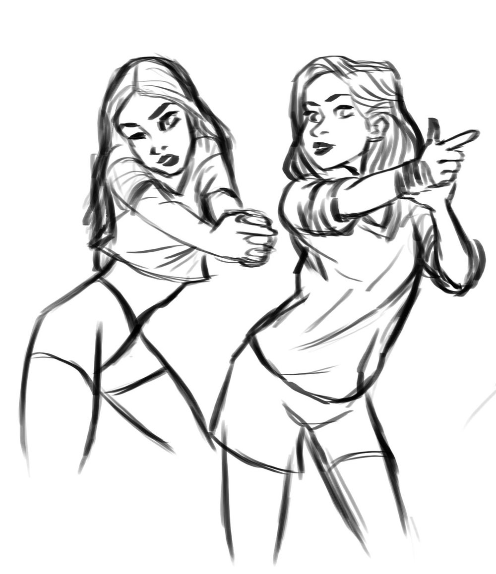 1000x1158 Gesture Drawing Tyrone Owens Animation