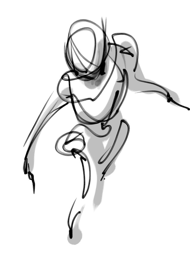 768x1024 Gesture Sketch Jose Marzan Jr