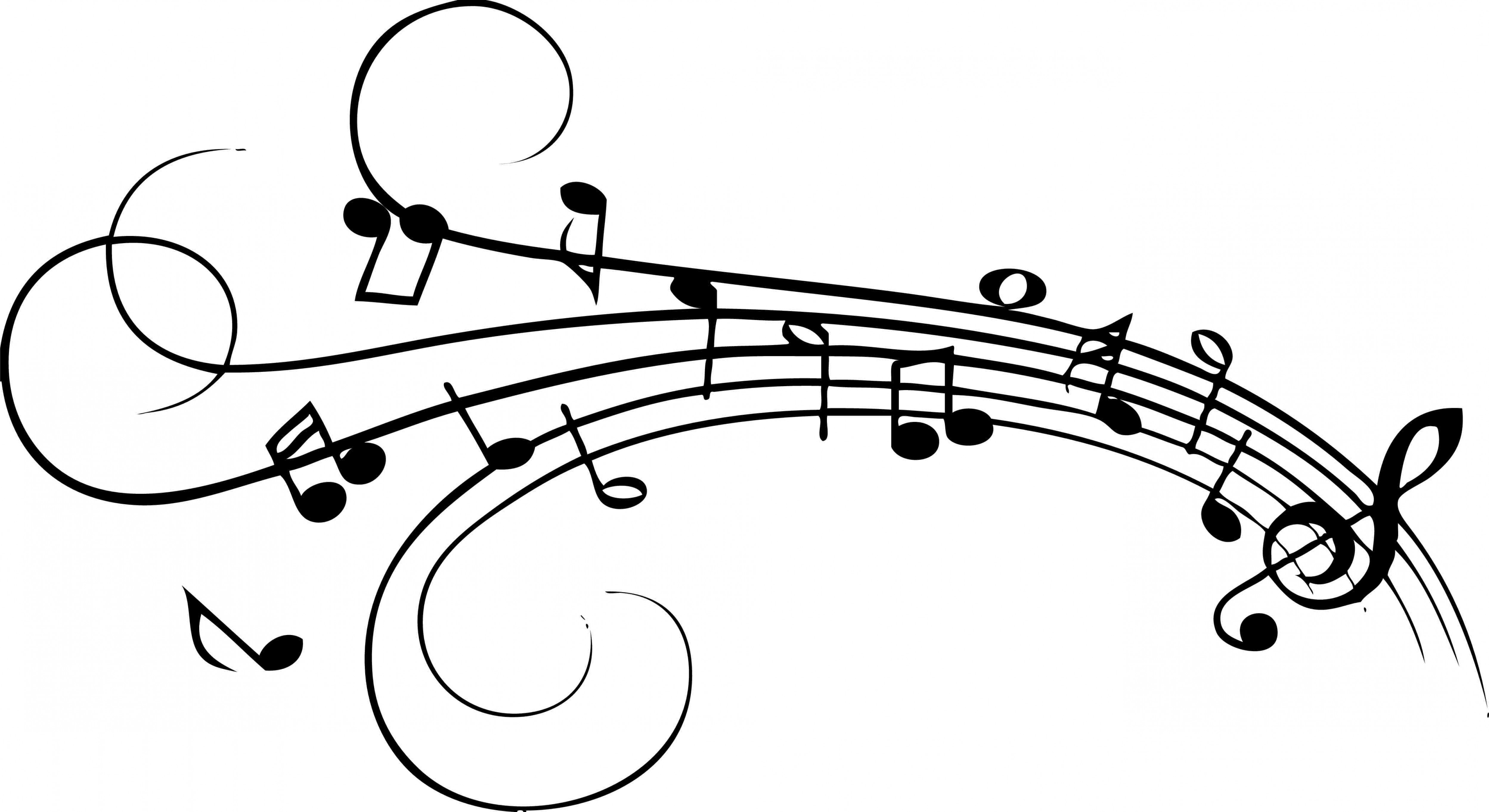 4995x2725 Quick Music Note Pictures Notes Line Drawing At Getdrawings Com