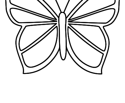400x329 Simple Butterflies Drawings Butterfly Drawing At Getdrawings Com