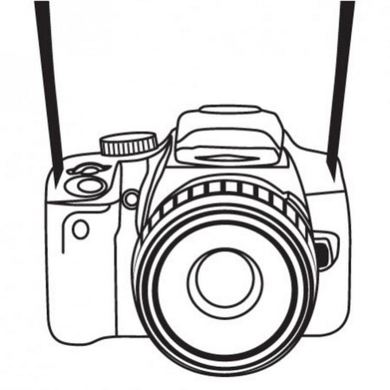 800x800 Camera Clipart Simple Camera Drawing