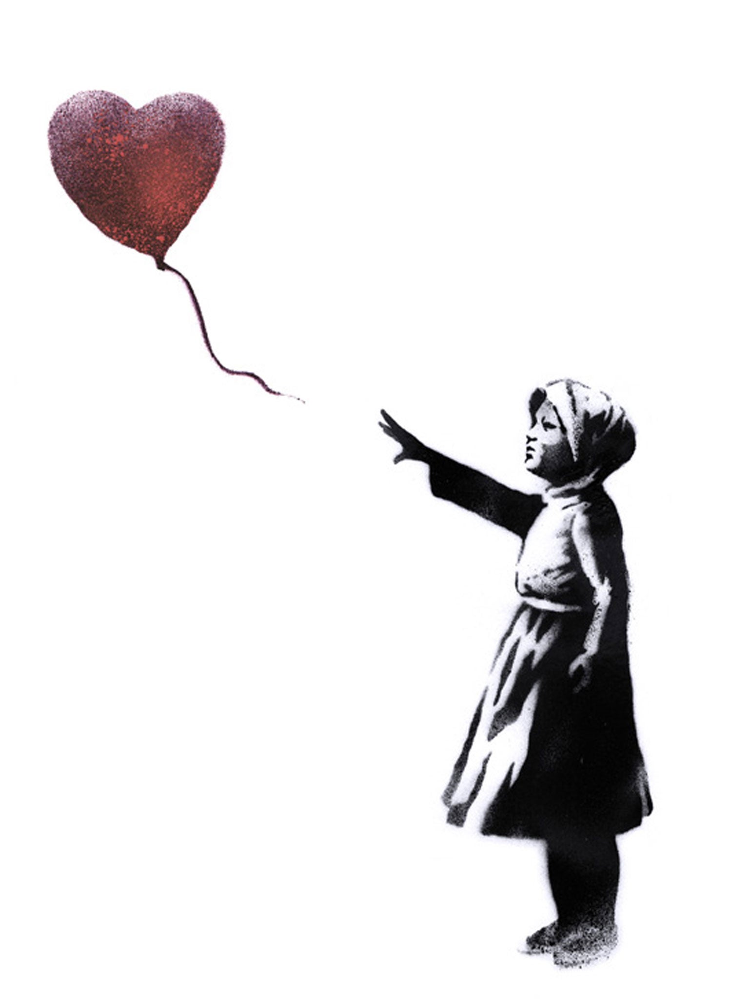 1536x2048 Banksy Reworks Girl With Heart Balloon To Mark Third Anniversary