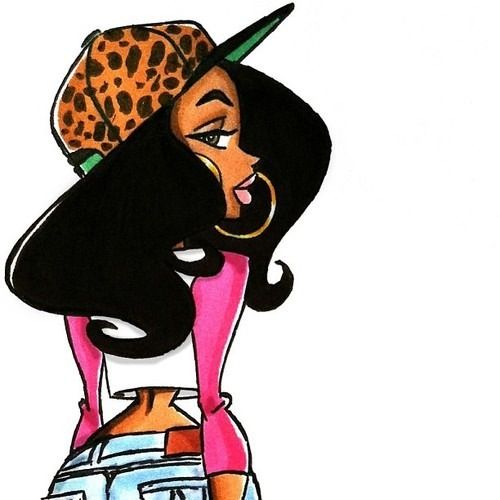 500x500 Pretty In Pink Artcreativity Art, Dope Art, Black Women Art