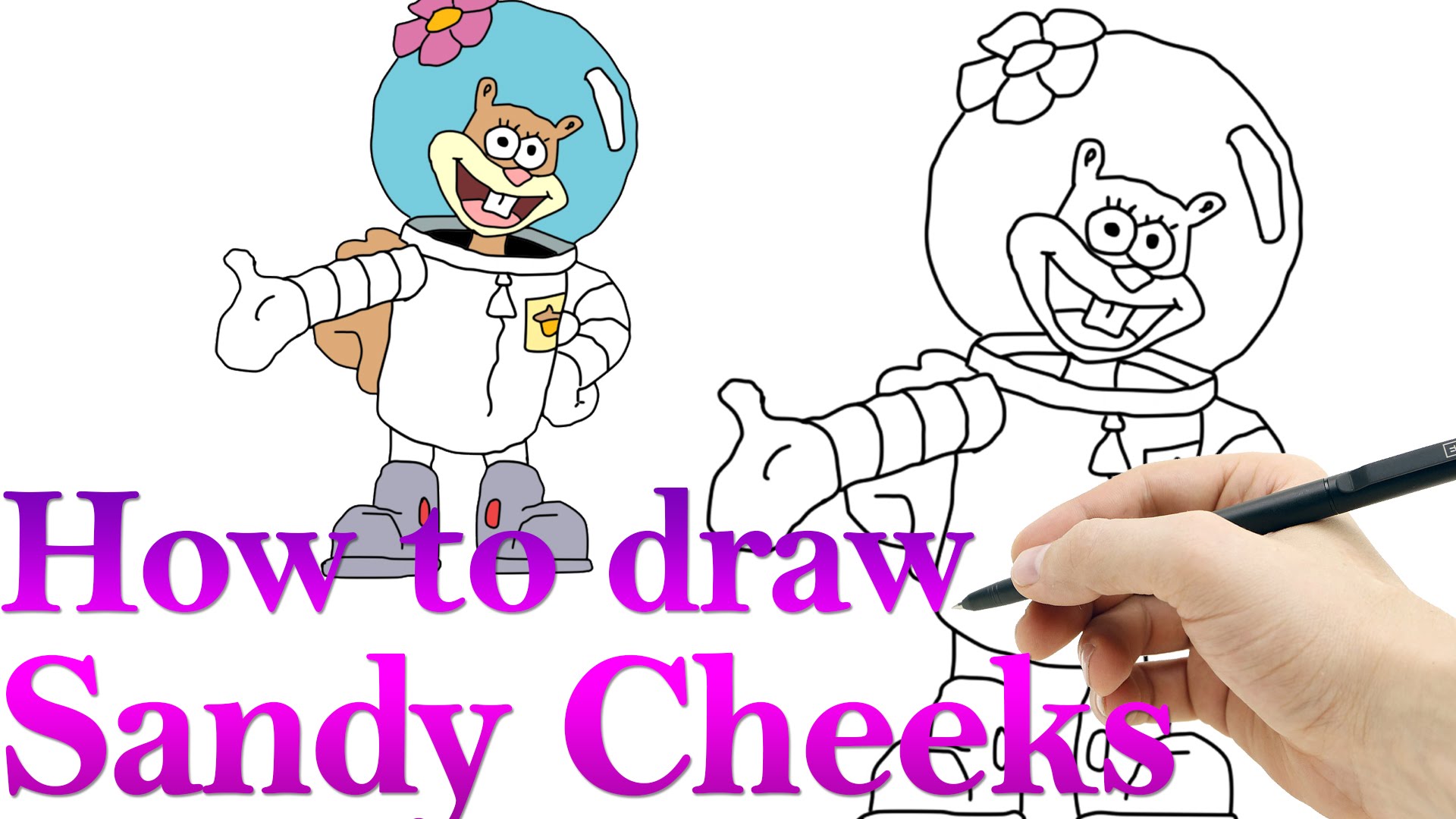 1920x1080 drawn mussel spongebob