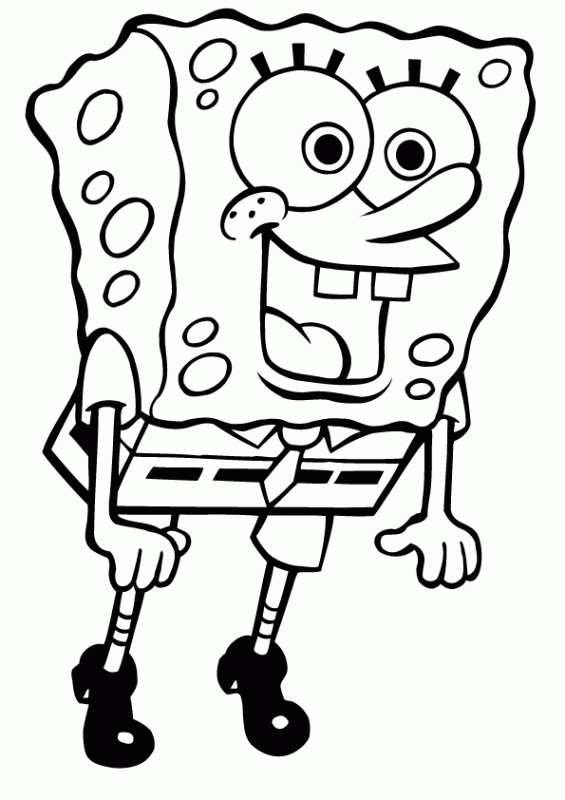 565x800 Spongebob Gangster Drawings