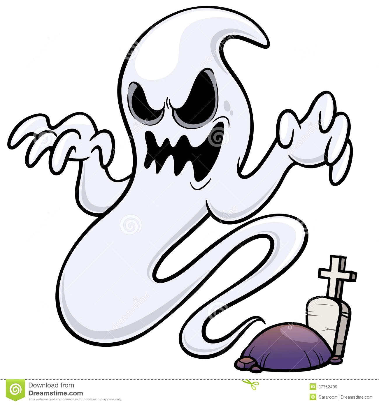1300x1390 Ghost Cartoon Vector Illustration Drawing