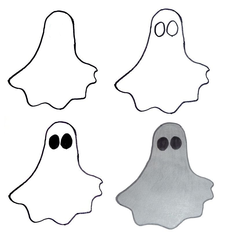 778x822 Huge Collection Of 'ghost Drawing For Kids' Download More Than