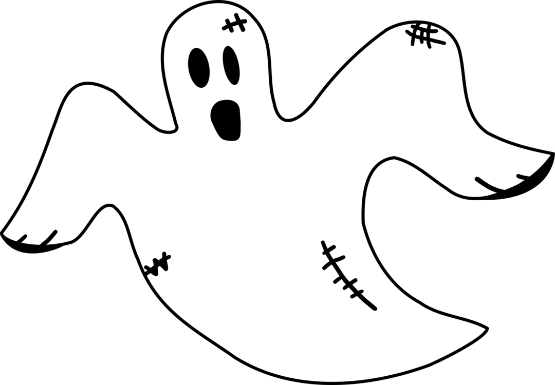 1080x750 Black And White Ghost Drawing Download Cc0
