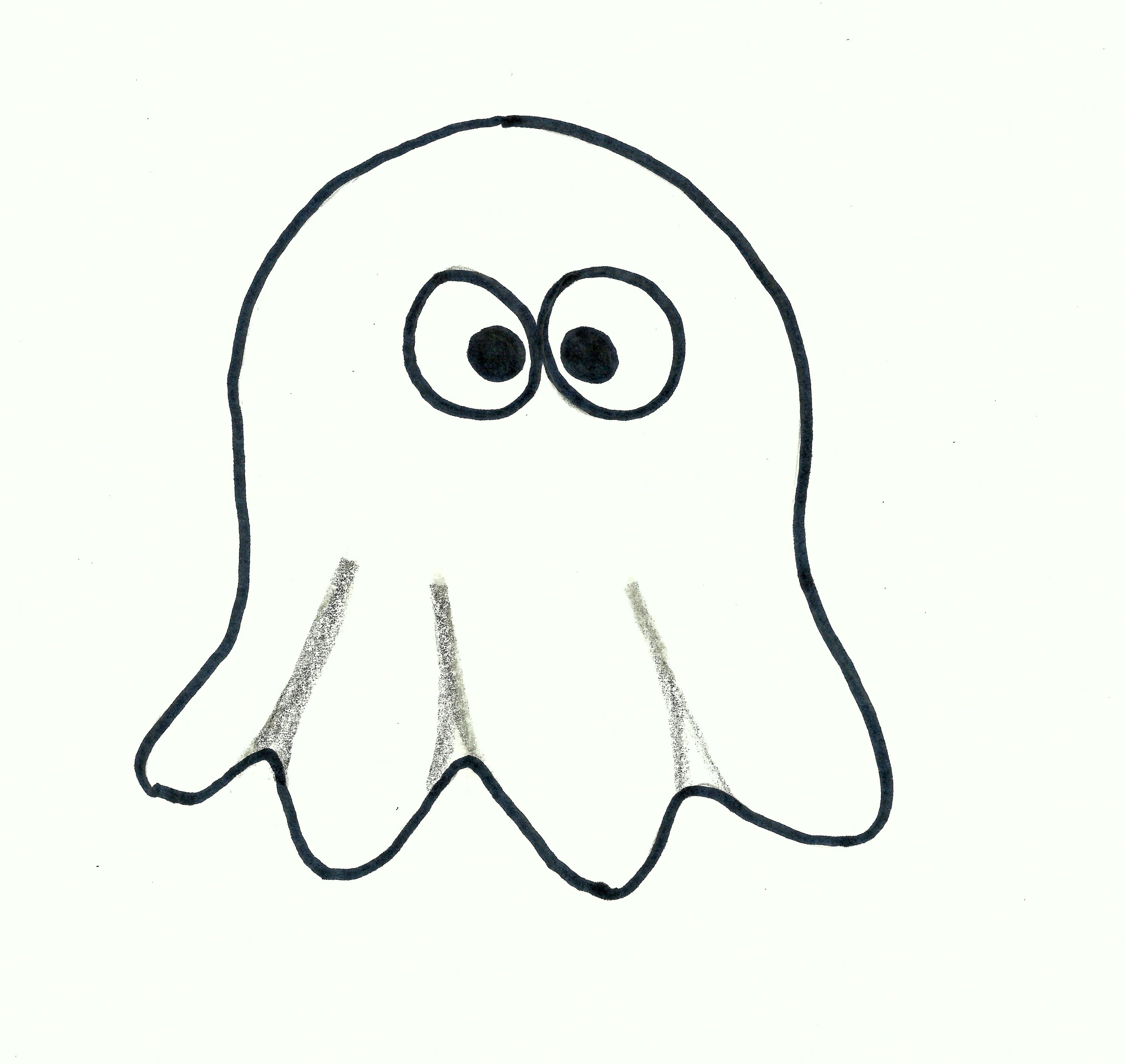 Ghost Drawing Easy