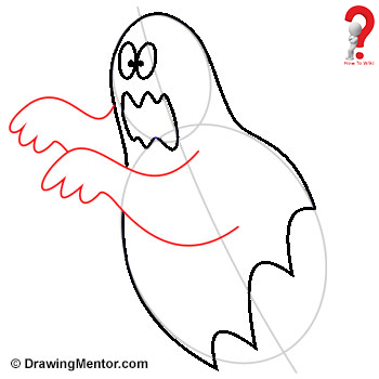 350x350 How To Draw A Ghost Easy Tutorial How To Wiki