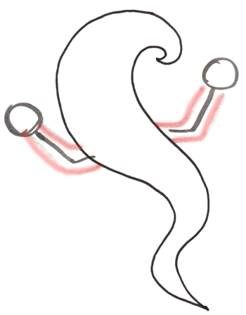 350x448 How To Draw Ghosts With Easy Step