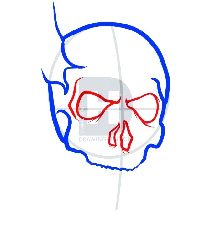 686x720 How To Draw A Easy Ghost