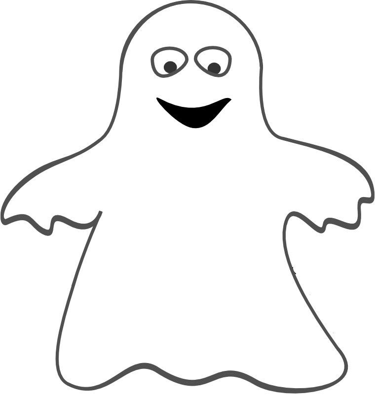 760x810 Ghost Drawing For Kids