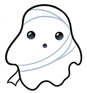 284x302 Drawing A Kawaii Halloween Ghost, Step