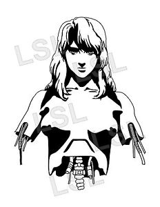 232x300 Ghost In The Shell Major Matoko Kusanagi Decal Vinyl Sticker Art