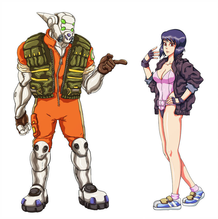 892x896 Ghost In The Shell Vs Apple Seed