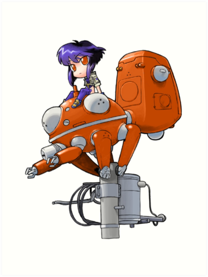 413x549 Ghost In The Shell Art Prints