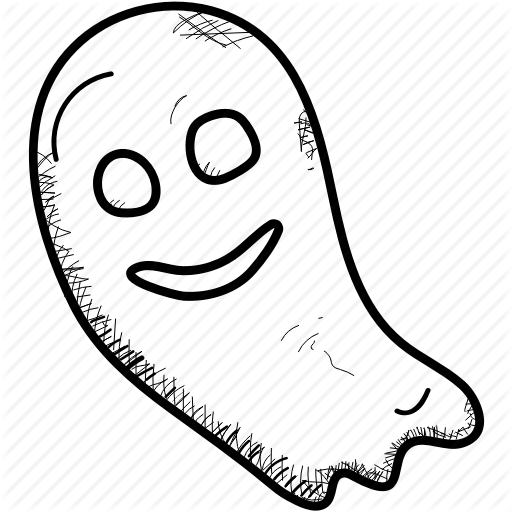 512x512 Drawing Ghost Mouth Frames Illustrations Hd Images Photo