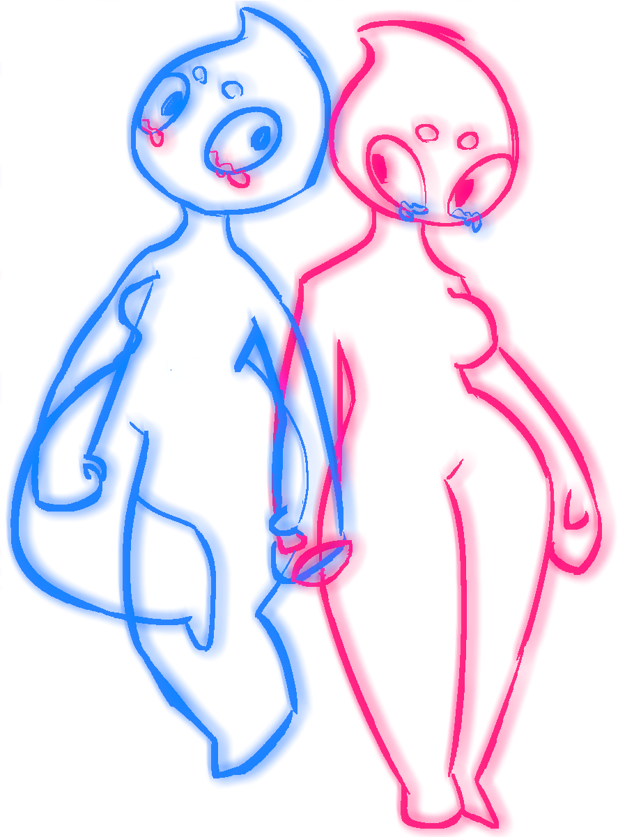 887x1201 Hd Ghost Spirits Chalk Outline Oc Neon Mote Of Ash