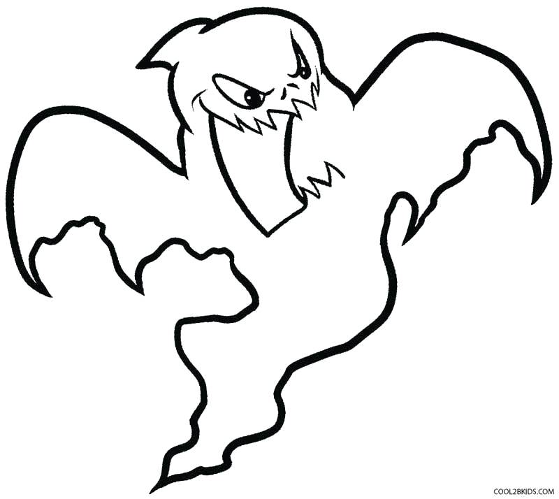 Ghost Outline Drawing | Free download on ClipArtMag