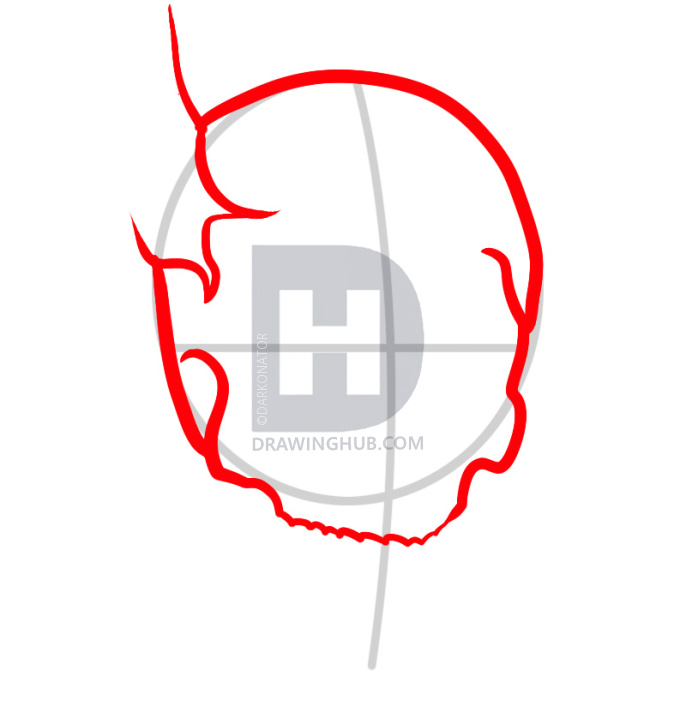 686x720 how to draw ghost rider, ghost rider, step