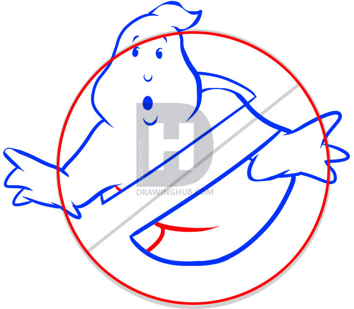 693x604 how to draw the ghostbusters, ghostbusters ghostbusters, step
