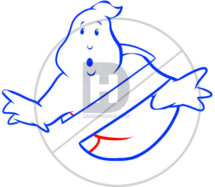 693x604 how to draw the ghostbusters, ghostbusters ghostbusters, step