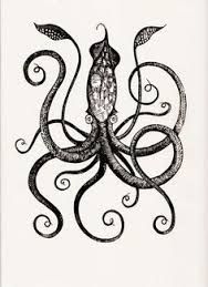 Giant Octopus Drawing