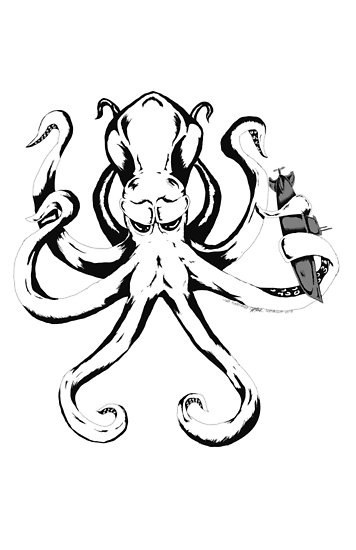 356x550 Giant Octopus Posters