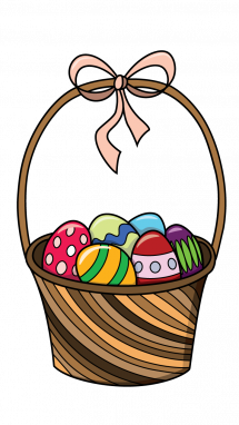 215x382 Easter Egg Basket Drawings Happy Easter Thanksgiving