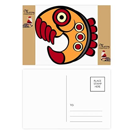 425x425 Indian Abstract Art Drawing Piranha Amazon Santa