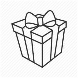 250x250 Drawing Present Gift Box, Picture