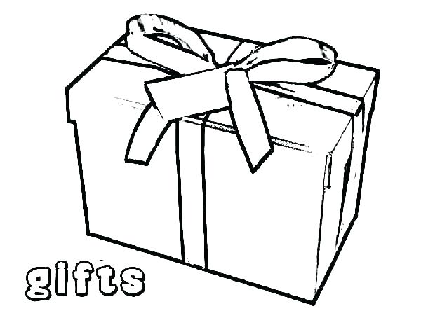 600x464 Printable Presents Coloring Pages Gifts Coloring Pages Printable