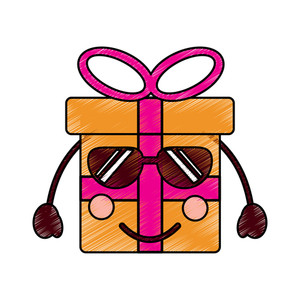 300x300 Gift Drawing Royalty Free Vectors