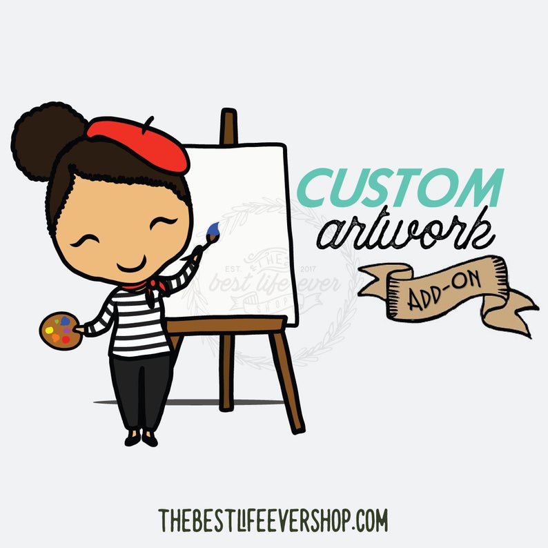 794x794 Custom Artwork Add On The Best Life Ever Shop Jw Gifting Etsy
