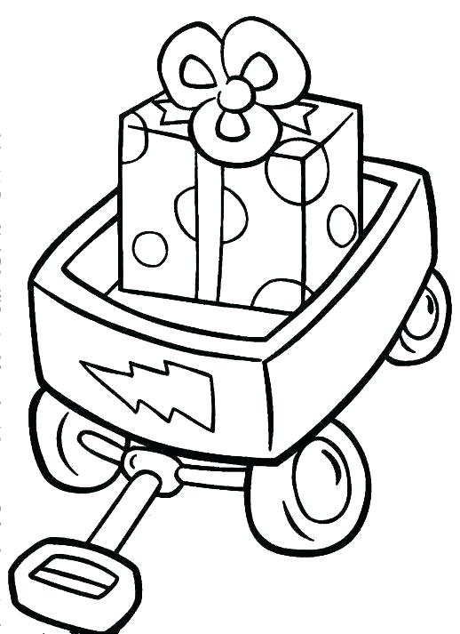 518x713 Presents Coloring Pages Present Coloring
